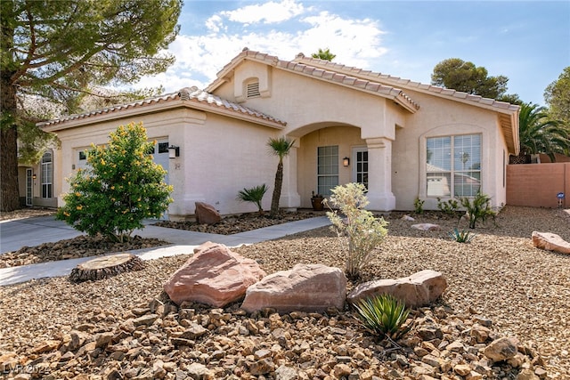 view of mediterranean / spanish-style house