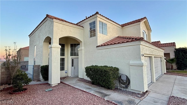 view of mediterranean / spanish-style house