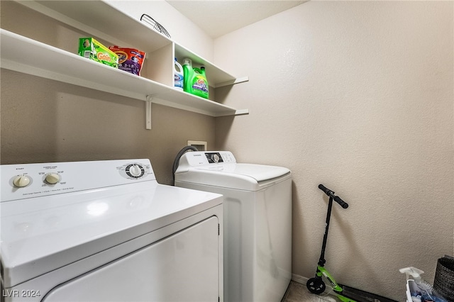 laundry area with washer and clothes dryer