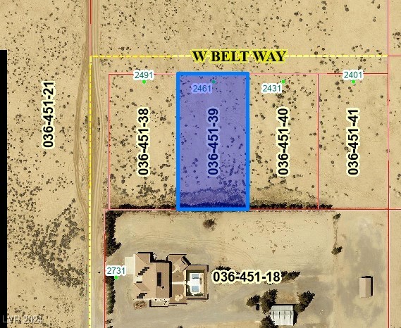 2461 W Belt Way, Pahrump NV, 89048 land for sale