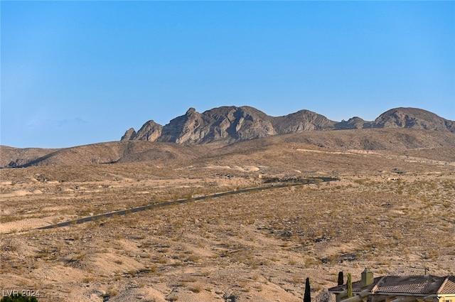 view of mountain feature