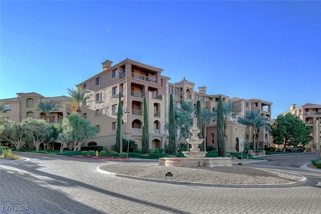 view of property with a residential view