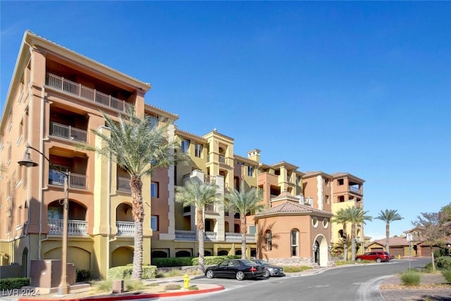 view of property with a residential view