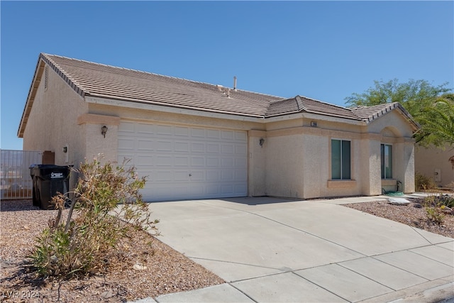 ranch-style house with a garage