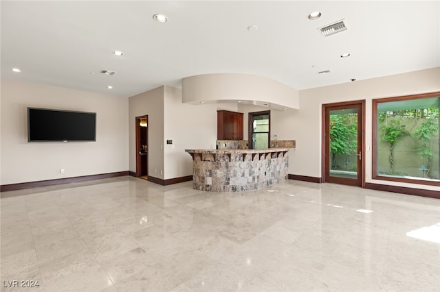 view of unfurnished living room