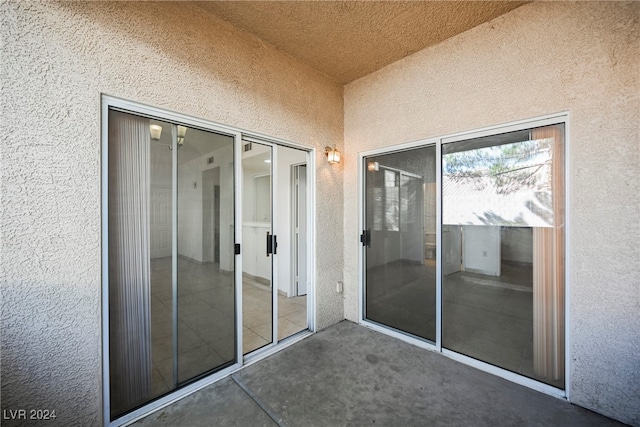 balcony featuring a patio area