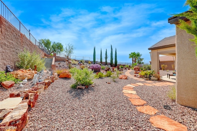 view of yard featuring a patio