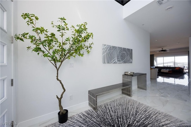 510 Duvet Ct, Henderson, NV 89012 - interior space featuring marble finish floor, baseboards, and visible vents