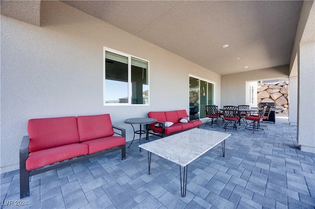 view of patio / terrace with outdoor lounge area