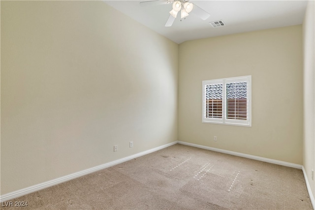 empty room with light carpet