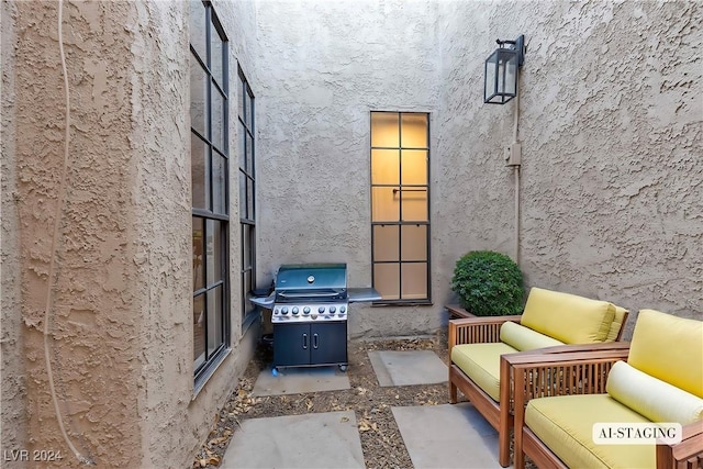 view of patio / terrace with grilling area