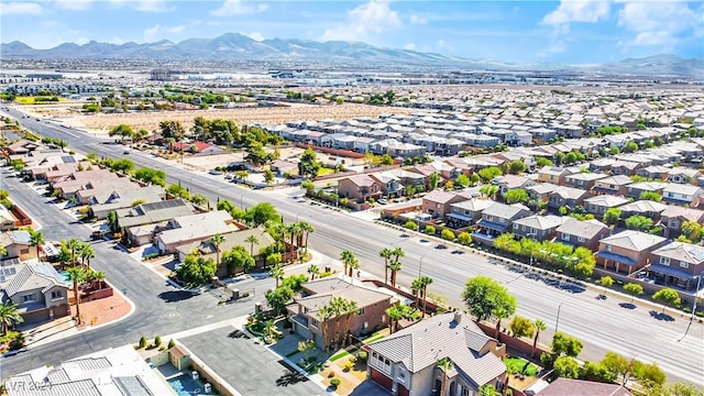 127 Birch Ridge Ave, Las Vegas, NV 89183 - aerial view of residential area featuring a mountain backdrop