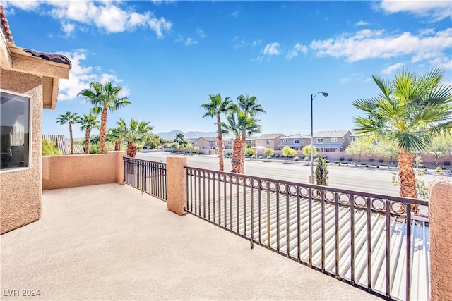 view of patio / terrace featuring a balcony