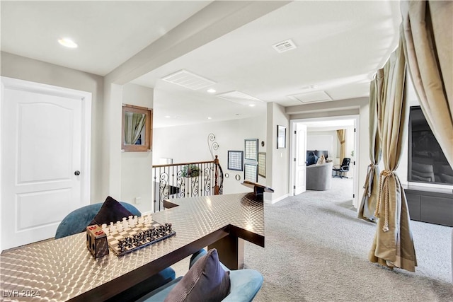 127 Birch Ridge Ave, Las Vegas, NV 89183 - carpeted office with attic access and recessed lighting