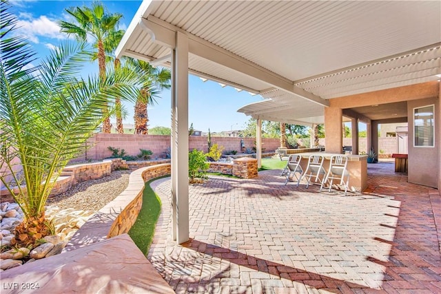 127 Birch Ridge Ave, Las Vegas, NV 89183 - fenced backyard with a patio