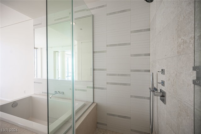 3726 Las Vegas Blvd Unit 2604, Las Vegas, NV 89158 - bathroom featuring a shower stall and a bath