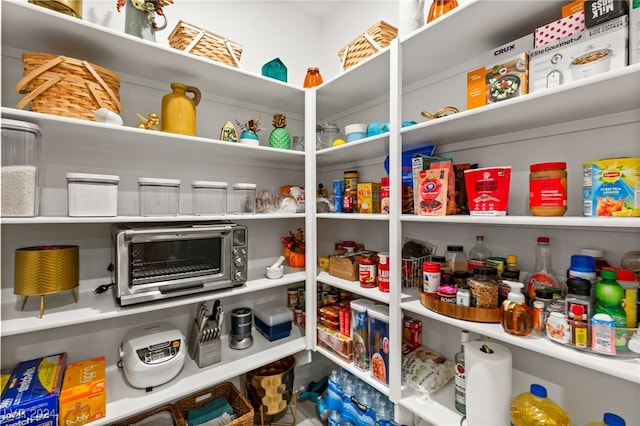 view of pantry