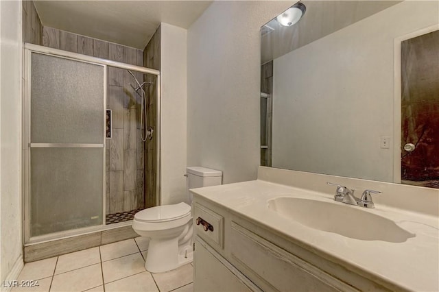 4842 E Imperial Ave, Las Vegas, NV 89104 - full bathroom featuring tile patterned floors, vanity, and a stall shower