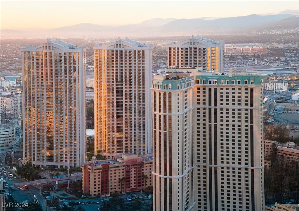 view of city with a mountain view