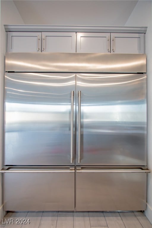 details with stainless steel built in refrigerator