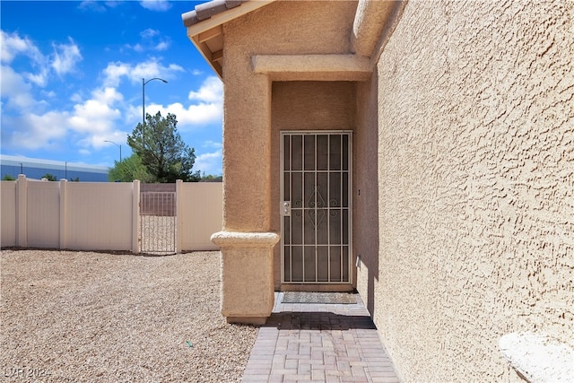 view of property entrance