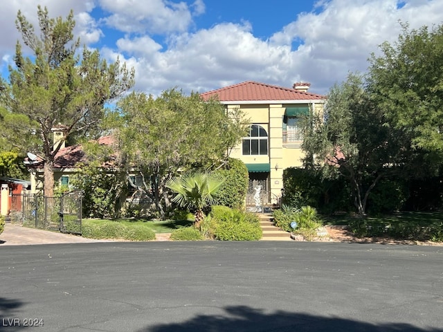 view of mediterranean / spanish home