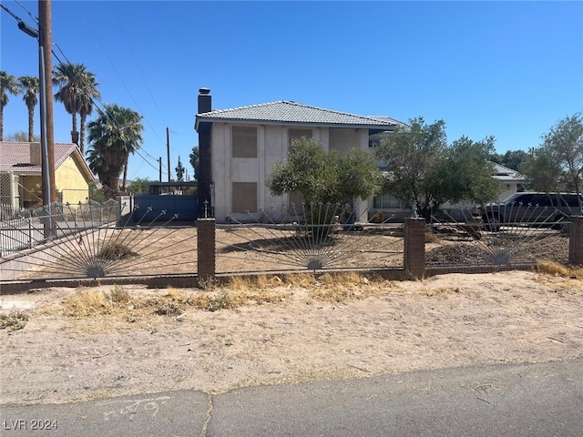 view of front of home