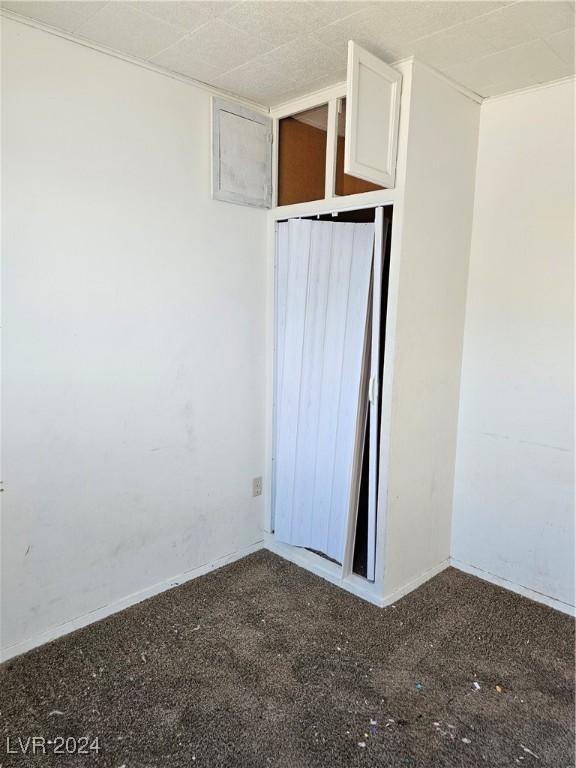 view of spare room