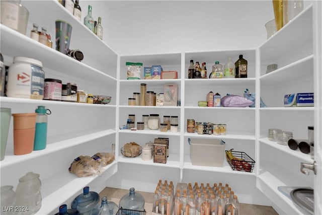 view of pantry