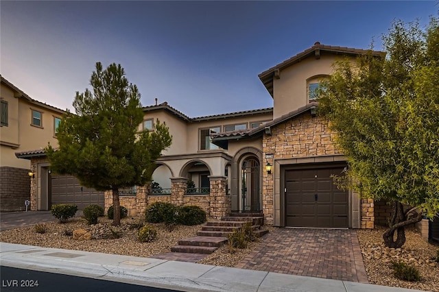 view of mediterranean / spanish house