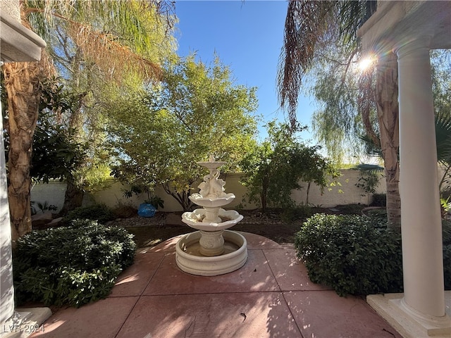 view of patio