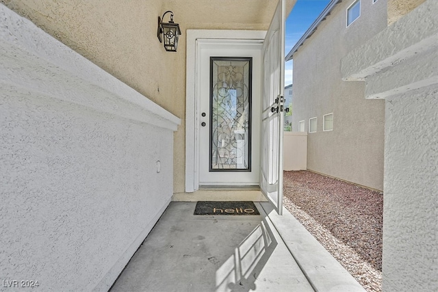 view of entrance to property