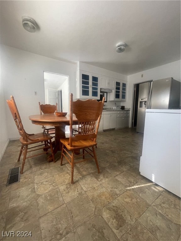 view of dining area