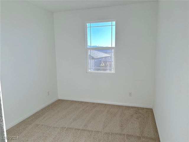 spare room with carpet floors