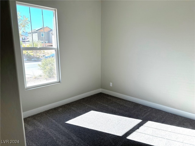 unfurnished room featuring carpet floors