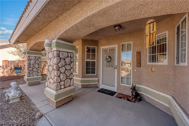 view of entrance to property