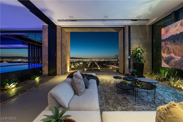 view of home theater room