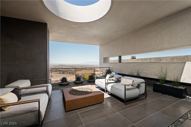 view of patio / terrace with an outdoor hangout area