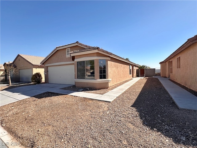 ranch-style house with a garage