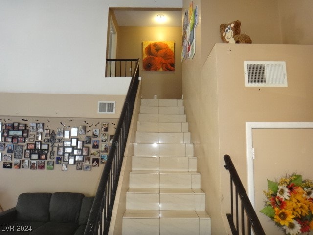 view of staircase