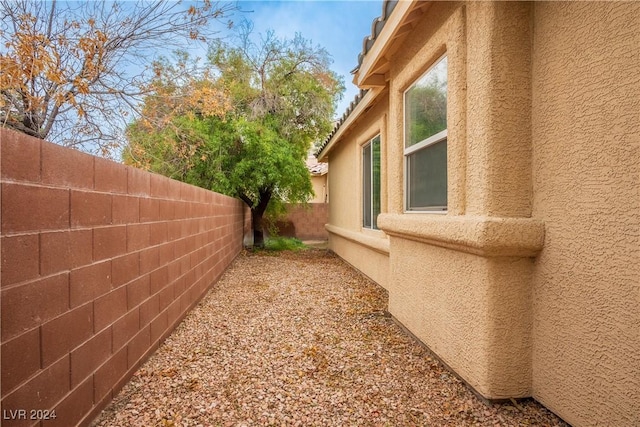 view of side of property