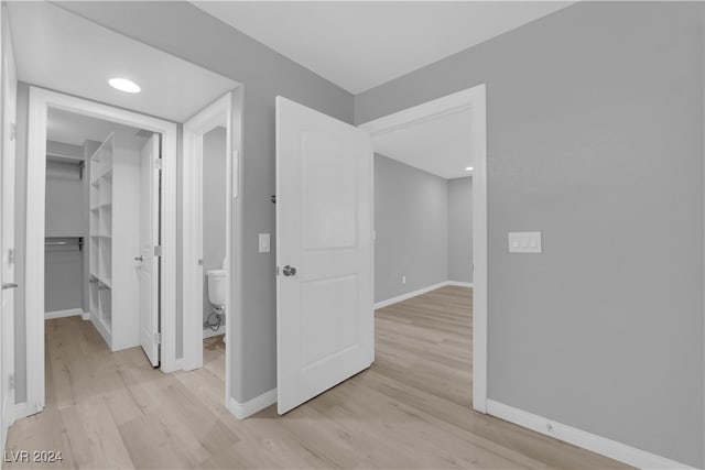 interior space featuring light hardwood / wood-style floors