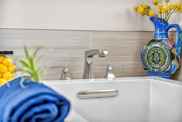 interior details with sink