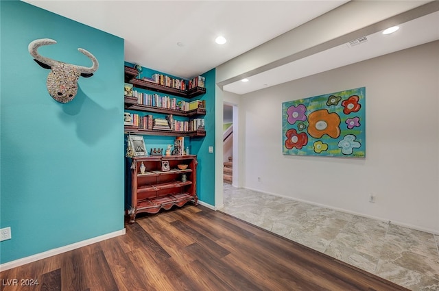 interior space featuring hardwood / wood-style flooring