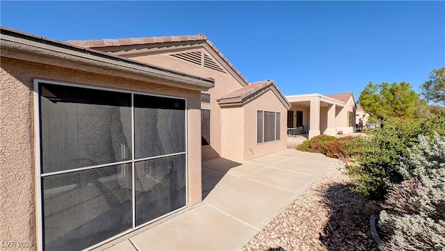 exterior space featuring a patio area