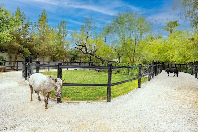 view of property's community featuring a rural view