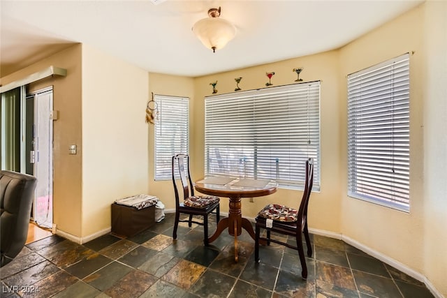 view of dining area