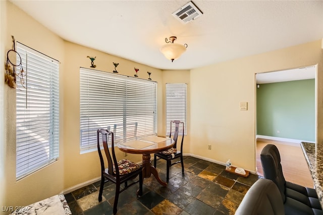 dining area featuring plenty of natural light