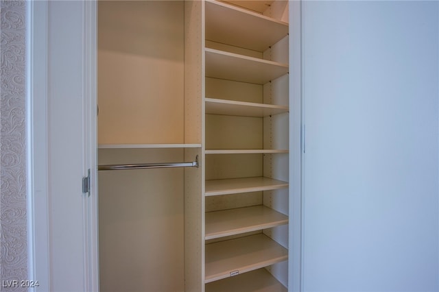 view of closet