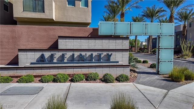 view of community / neighborhood sign